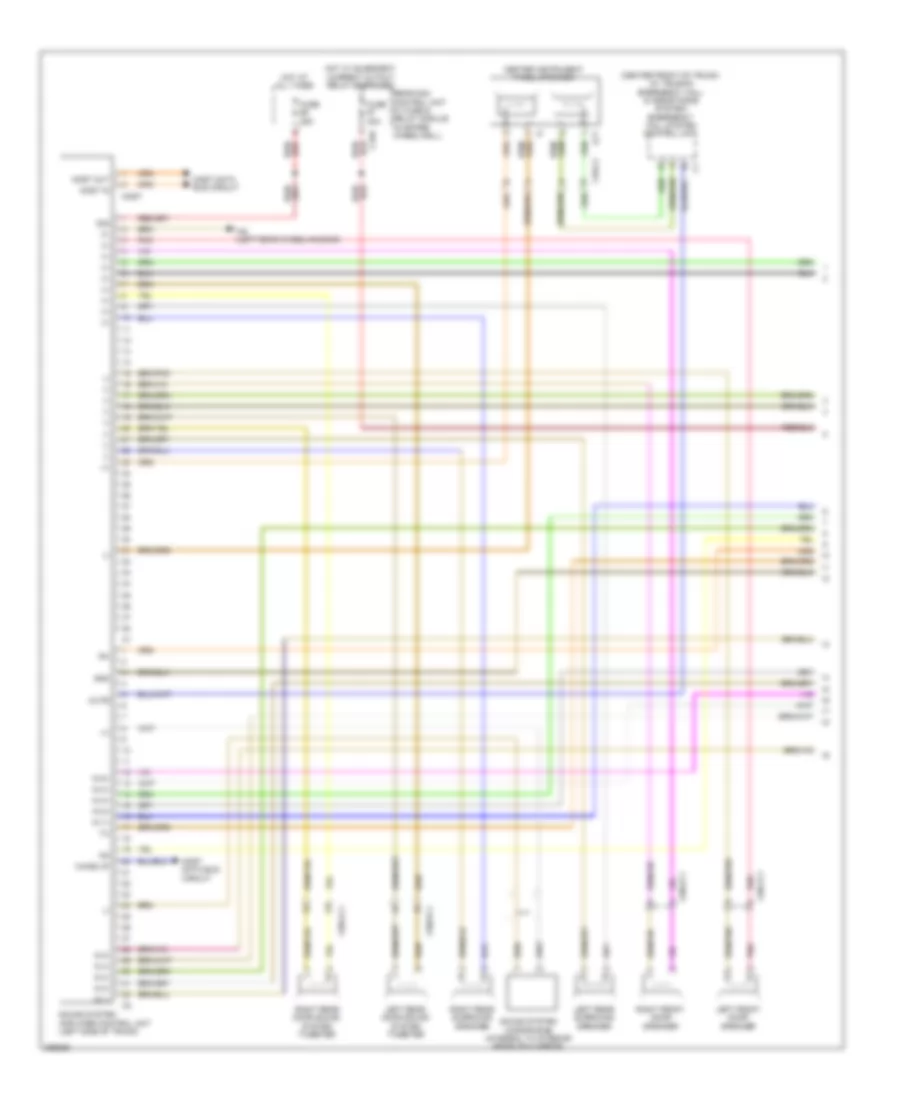 Sound Amplifier Wiring Diagram Sedan with Advanced Sound System 1 of 2 for Mercedes Benz E550 4Matic 2012