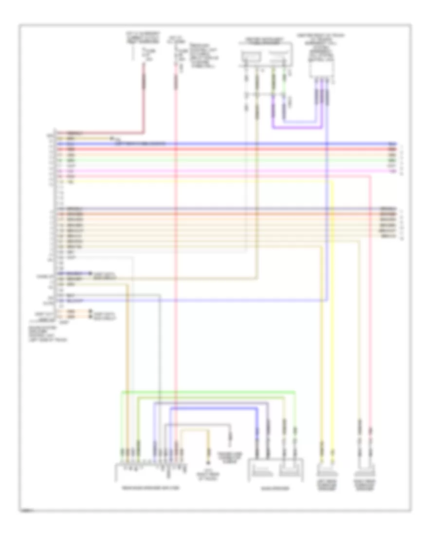 Sound Amplifier Wiring Diagram Sedan without Advanced Sound System 1 of 2 for Mercedes Benz E550 4Matic 2012