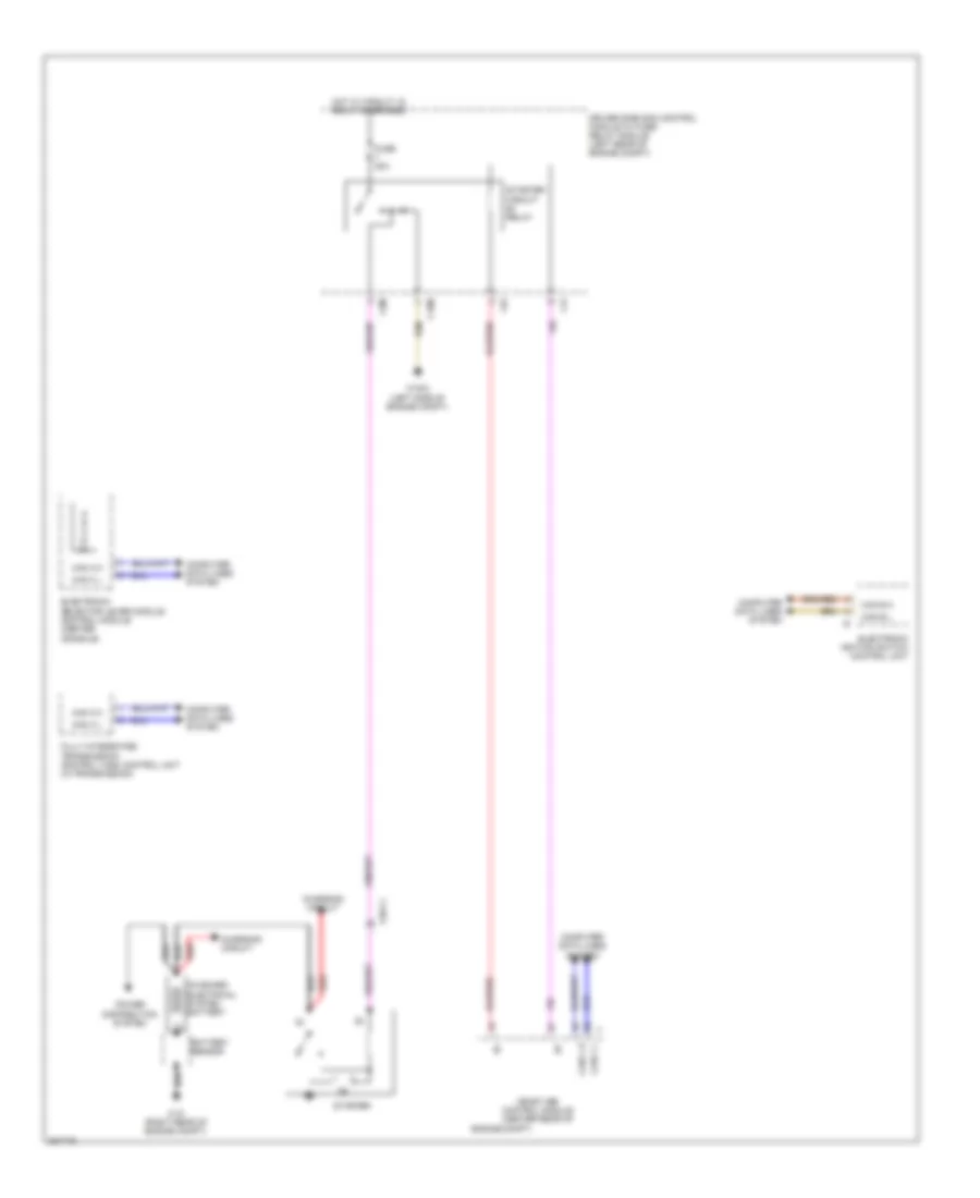 Starting Wiring Diagram Coupe for Mercedes Benz E550 4Matic 2012