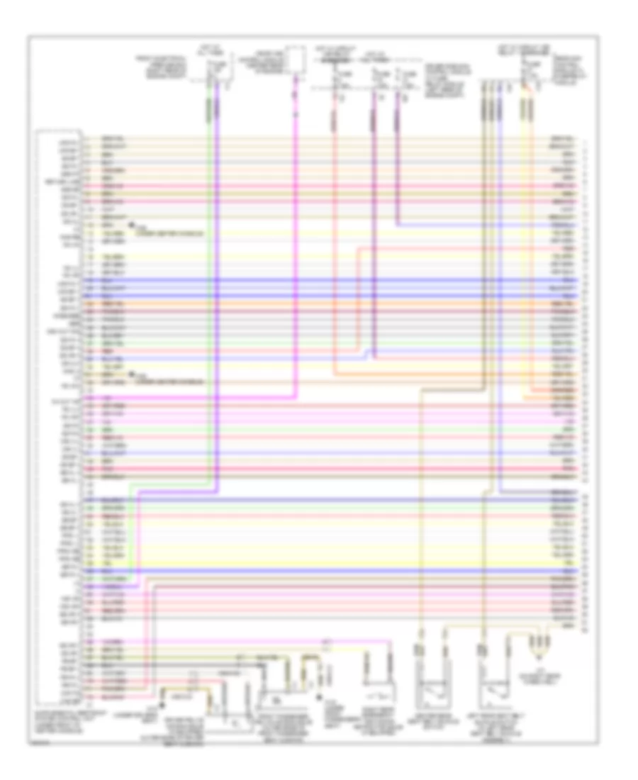 Supplemental Restraint Wiring Diagram Sedan 1 of 4 for Mercedes Benz E550 4Matic 2012