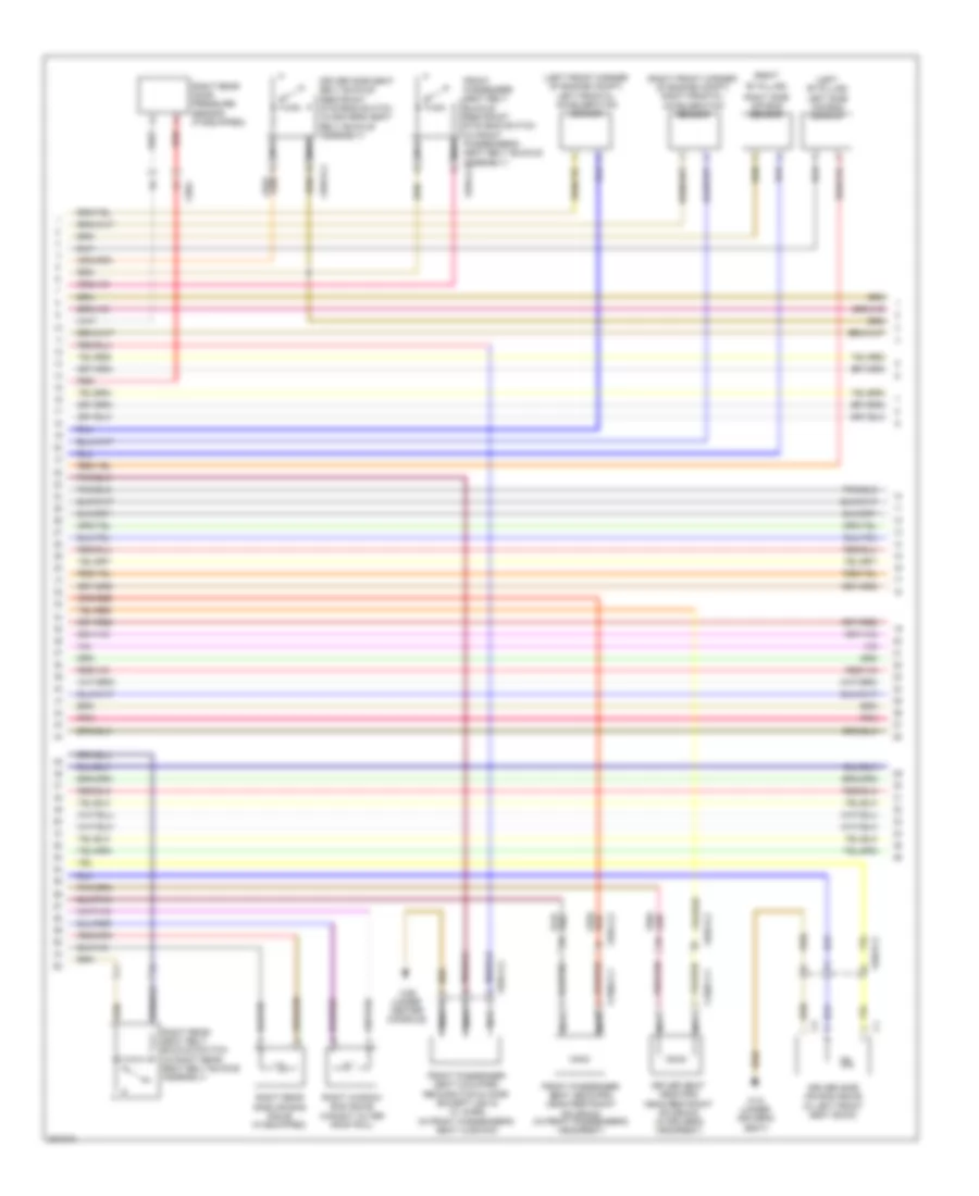 Supplemental Restraint Wiring Diagram Sedan 2 of 4 for Mercedes Benz E550 4Matic 2012