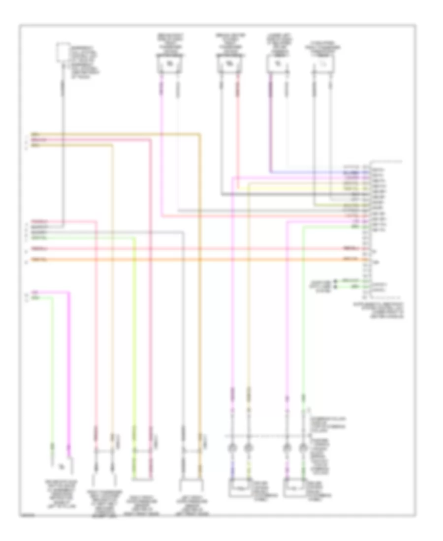 Supplemental Restraint Wiring Diagram Sedan 4 of 4 for Mercedes Benz E550 4Matic 2012