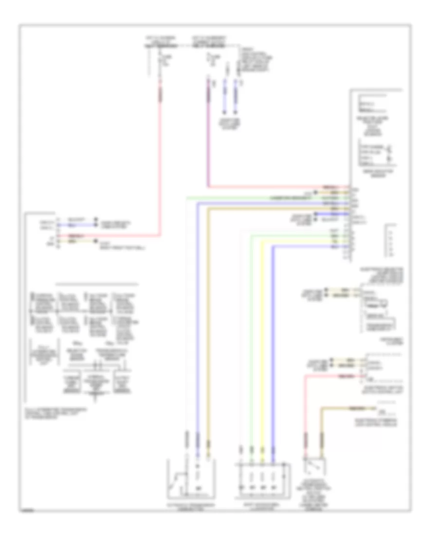 Transmission Wiring Diagram Coupe for Mercedes Benz E550 4Matic 2012