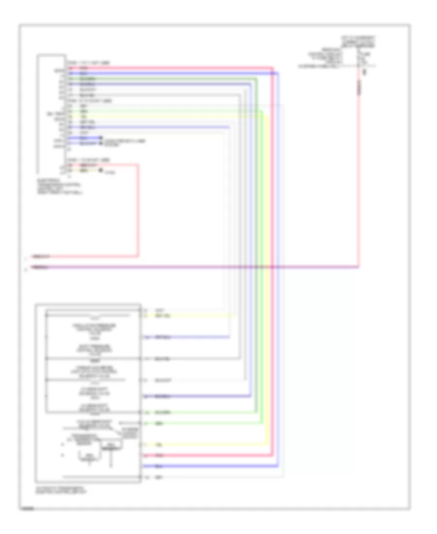 Transmission Wiring Diagram Sedan 2 of 2 for Mercedes Benz E550 4Matic 2012