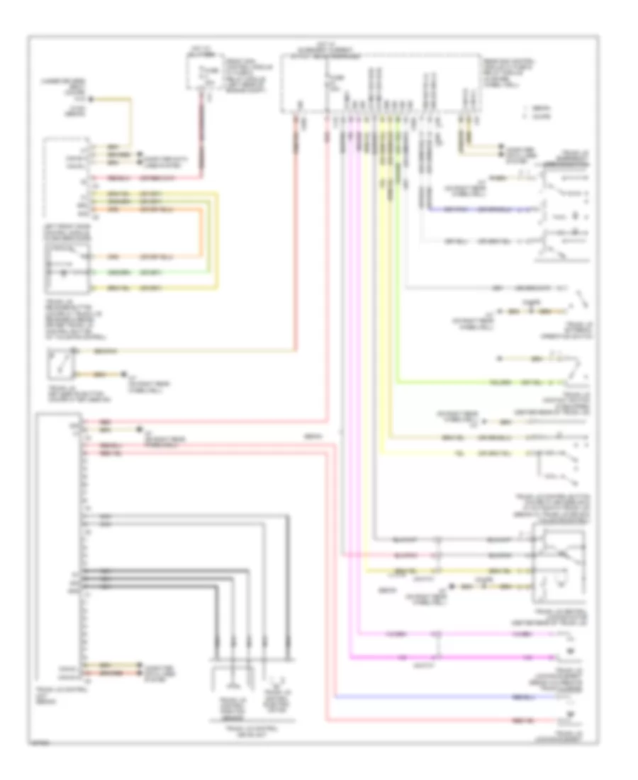 Trunk Pull Down Wiring Diagram for Mercedes Benz E550 4Matic 2012