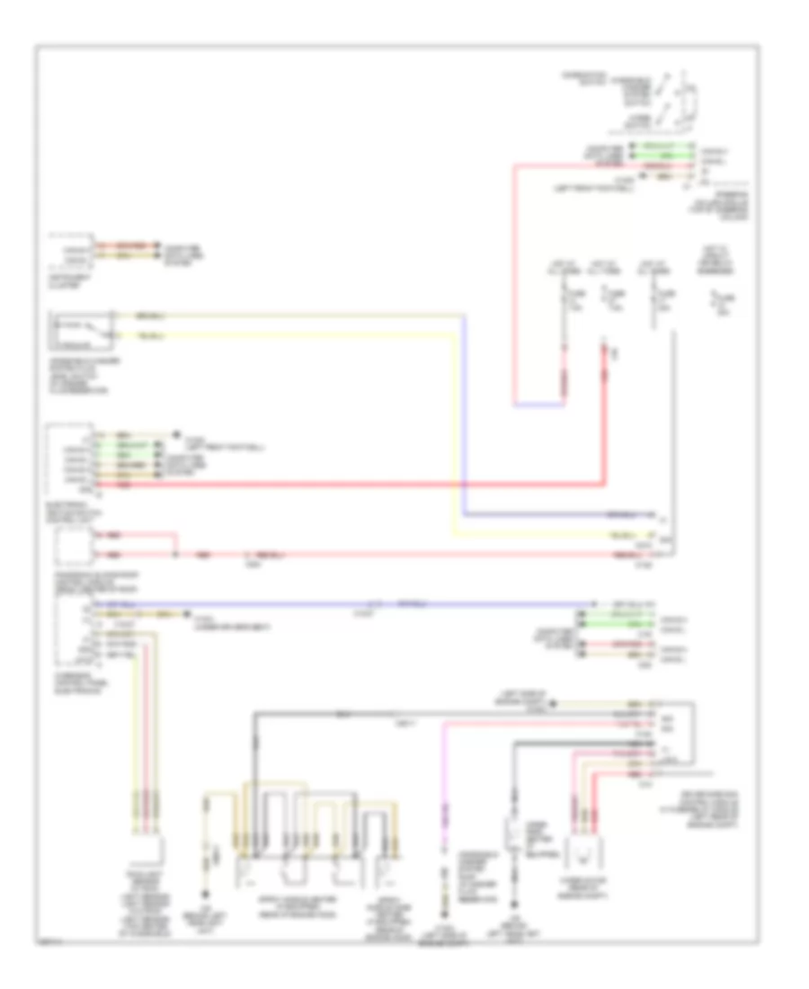 Wiper Washer Wiring Diagram Coupe for Mercedes Benz E550 4Matic 2012