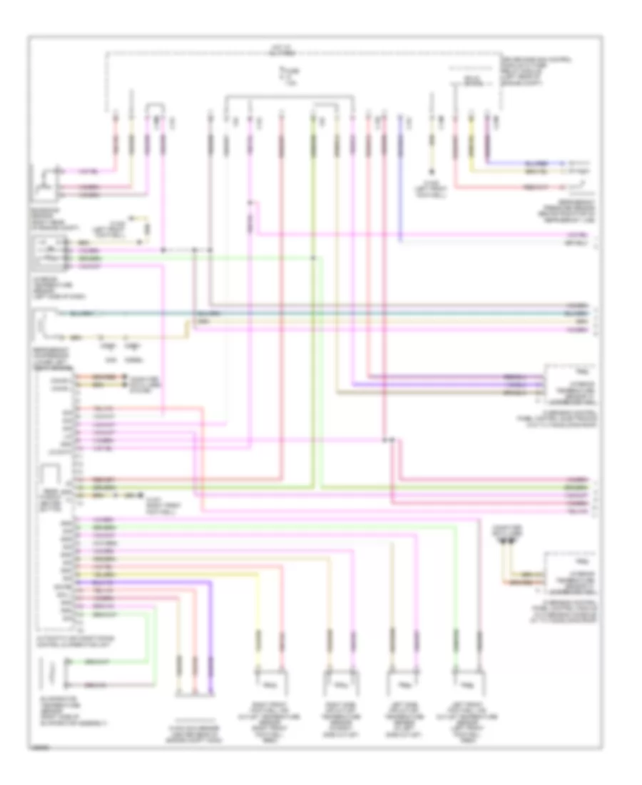 Automatic A C Wiring Diagram Sedan with Thermotronic 1 of 3 for Mercedes Benz E550 4Matic 2012