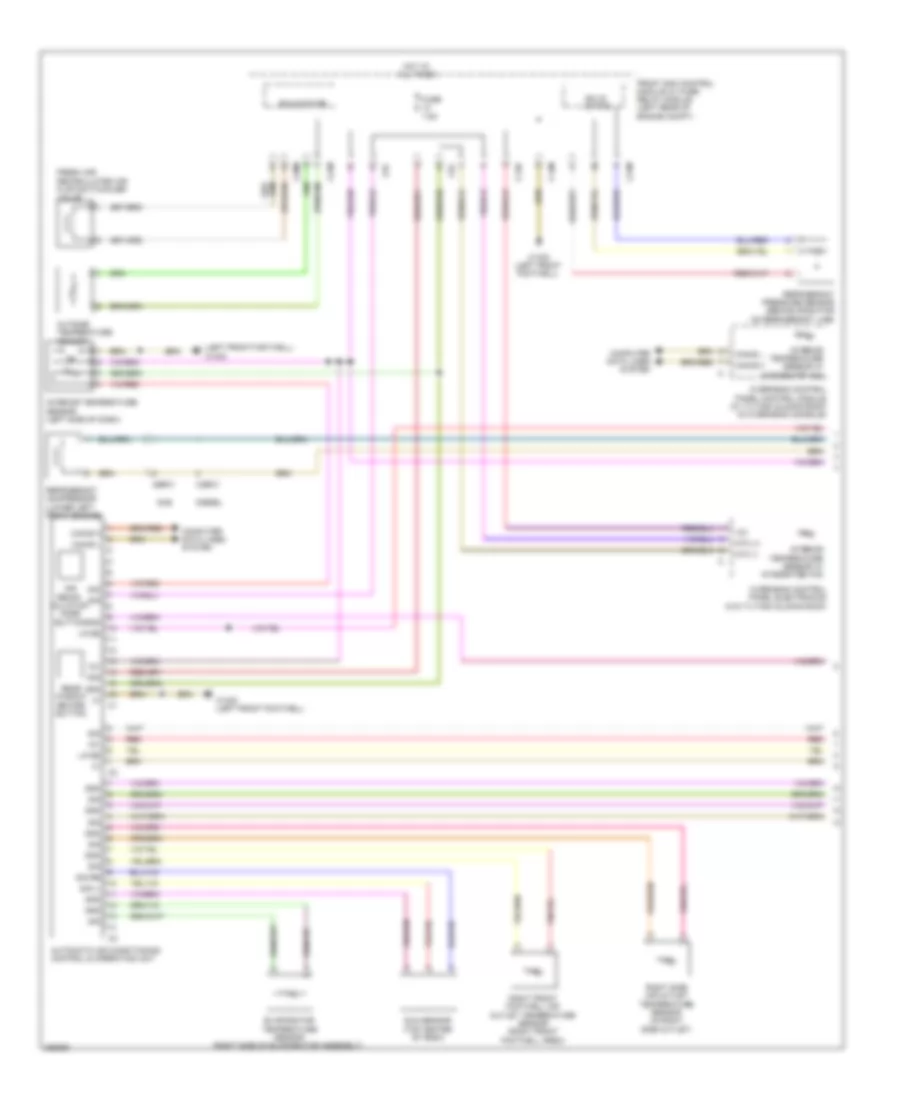 Automatic A C Wiring Diagram Sedan without Thermotronic 1 of 3 for Mercedes Benz E550 4Matic 2012