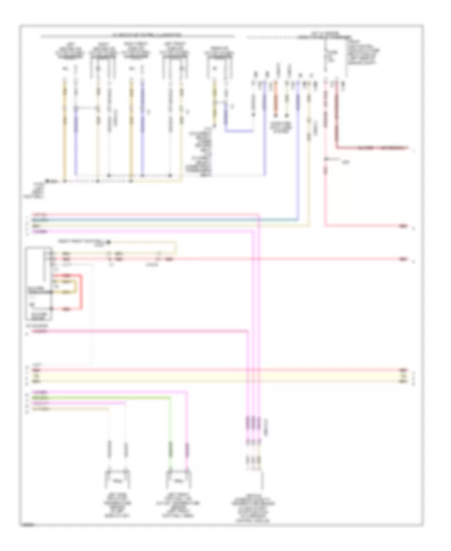 Automatic A C Wiring Diagram Sedan without Thermotronic 2 of 3 for Mercedes Benz E550 4Matic 2012