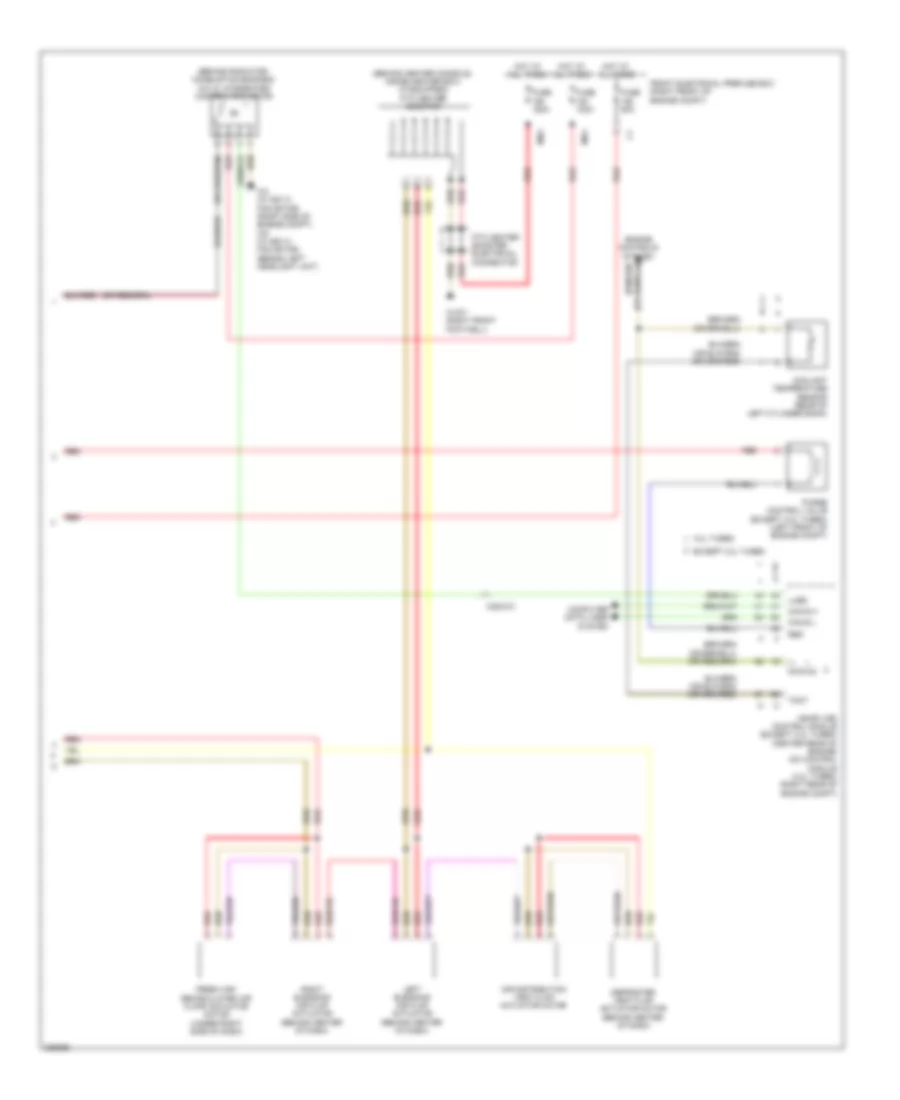 Automatic A C Wiring Diagram Sedan without Thermotronic 3 of 3 for Mercedes Benz E550 4Matic 2012