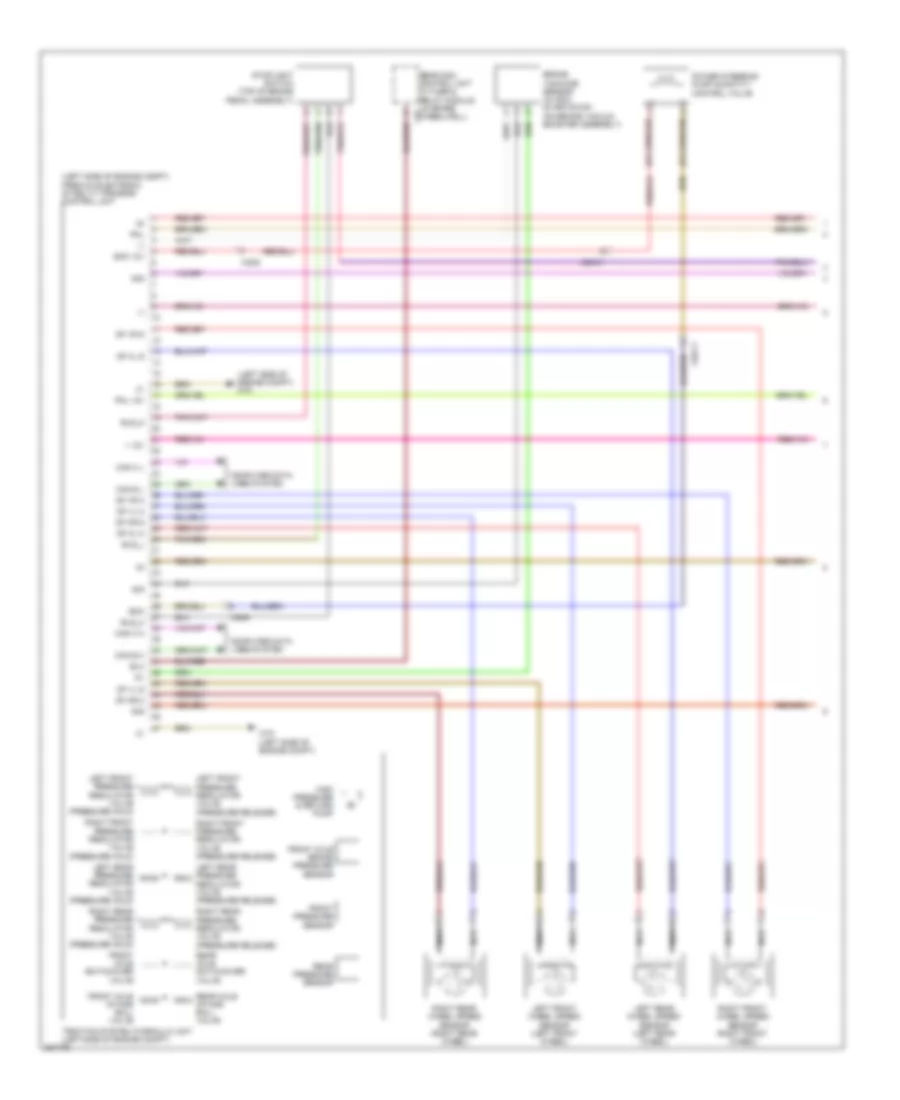 Anti lock Brakes Wiring Diagram Coupe with Premium 1 of 2 for Mercedes Benz E550 4Matic 2012