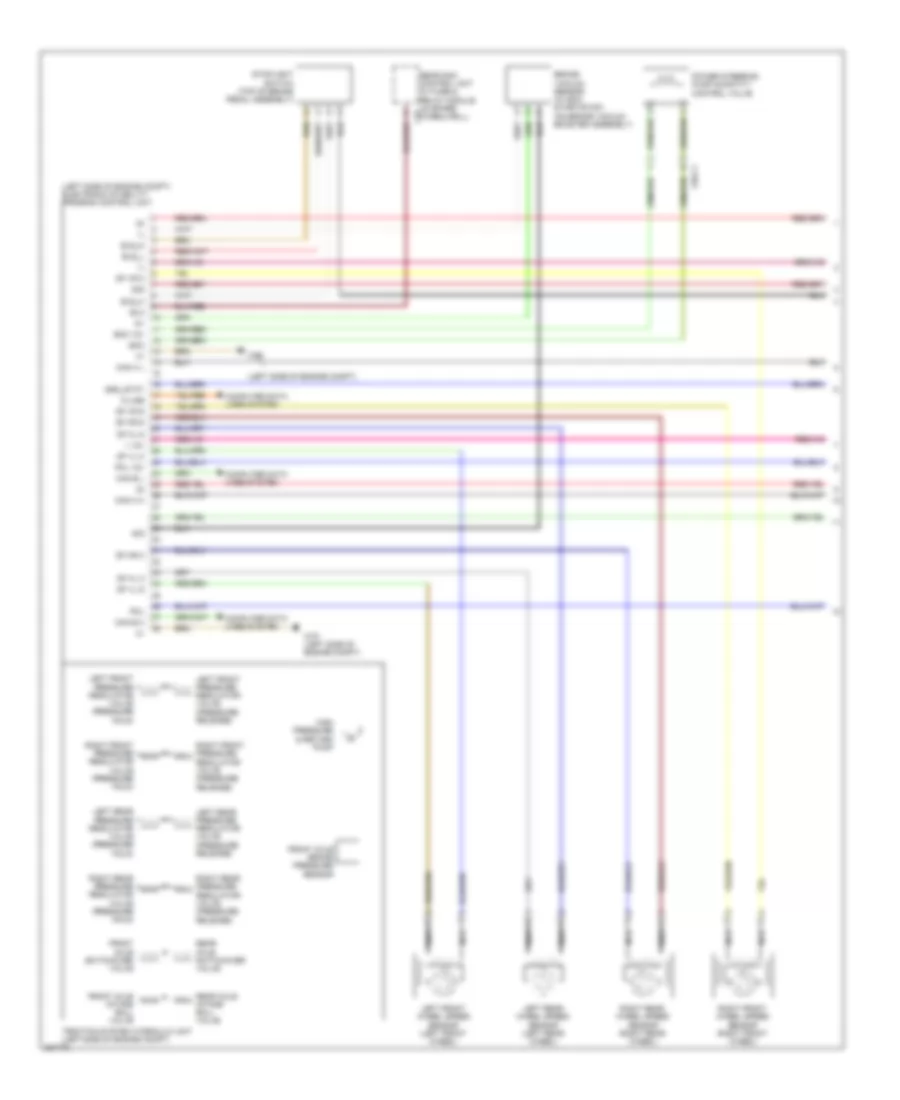 Anti lock Brakes Wiring Diagram Sedan with Basic 1 of 2 for Mercedes Benz E550 4Matic 2012