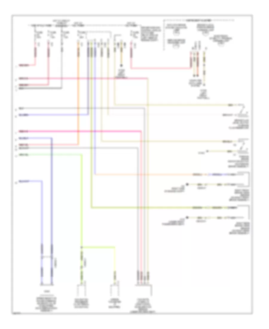 Anti lock Brakes Wiring Diagram Sedan with Basic 2 of 2 for Mercedes Benz E550 4Matic 2012