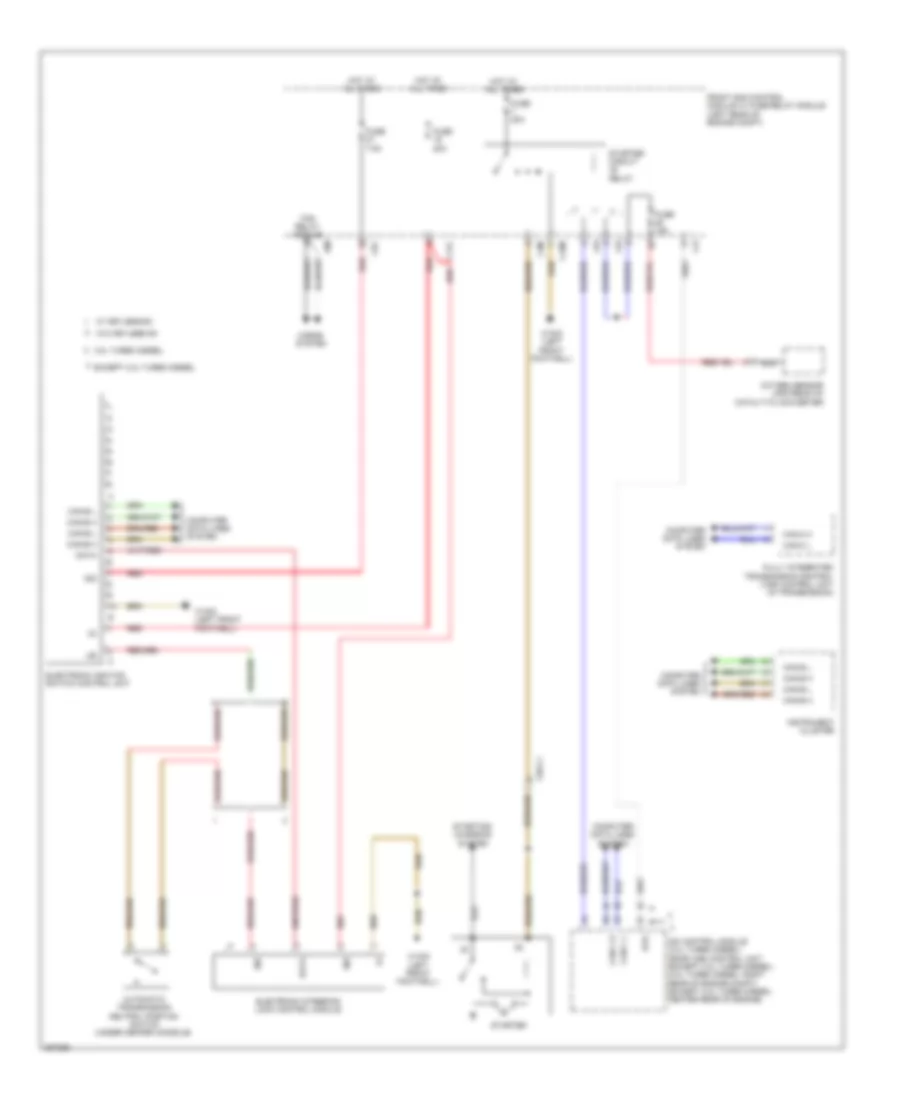 Drive Authorization System Wiring Diagram Coupe for Mercedes Benz E550 4Matic 2012