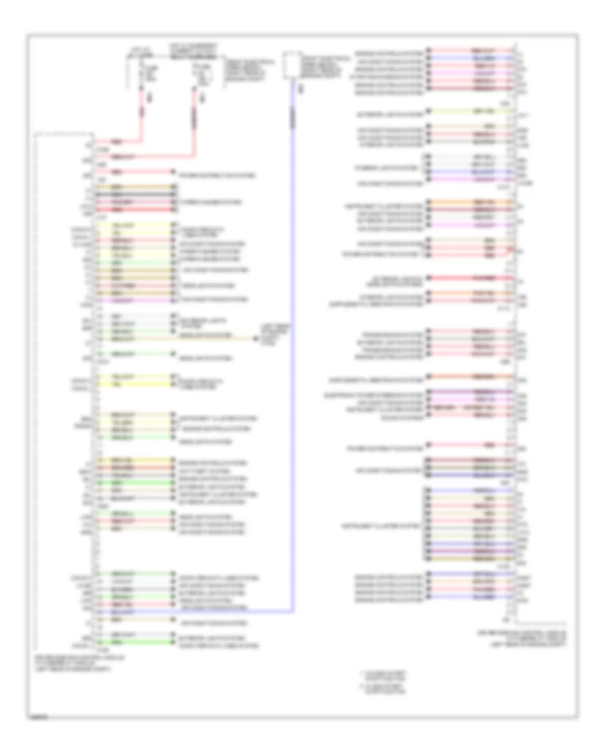 Driver s Side SAM Control Module Wiring Diagram Coupe 1 of 2 for Mercedes Benz E550 4Matic 2012