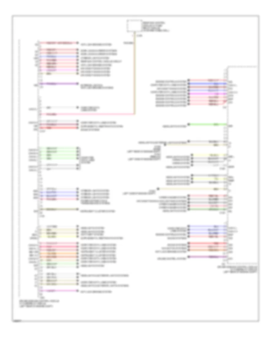 Driver s Side SAM Control Module Wiring Diagram Coupe 2 of 2 for Mercedes Benz E550 4Matic 2012