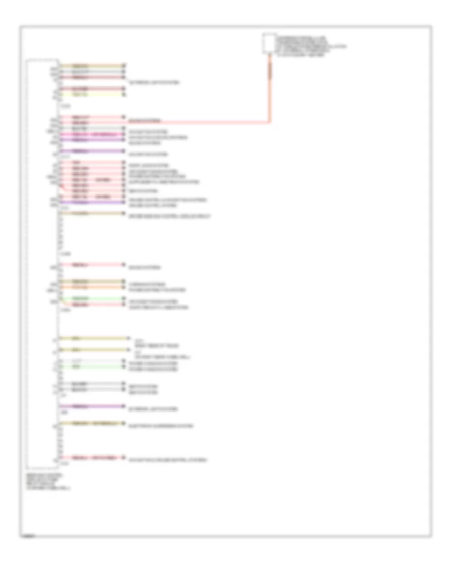 Rear SAM Control Module Wiring Diagram Coupe 2 of 2 for Mercedes Benz E550 4Matic 2012