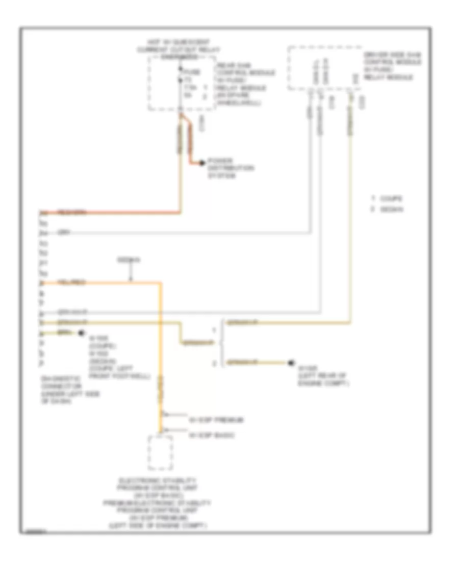 Data Link Connector Wiring Diagram for Mercedes Benz E550 4Matic 2012