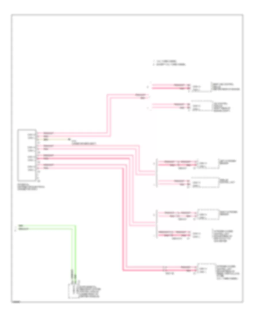 High Low Bus Wiring Diagram Sedan 5 of 5 for Mercedes Benz E550 4Matic 2012