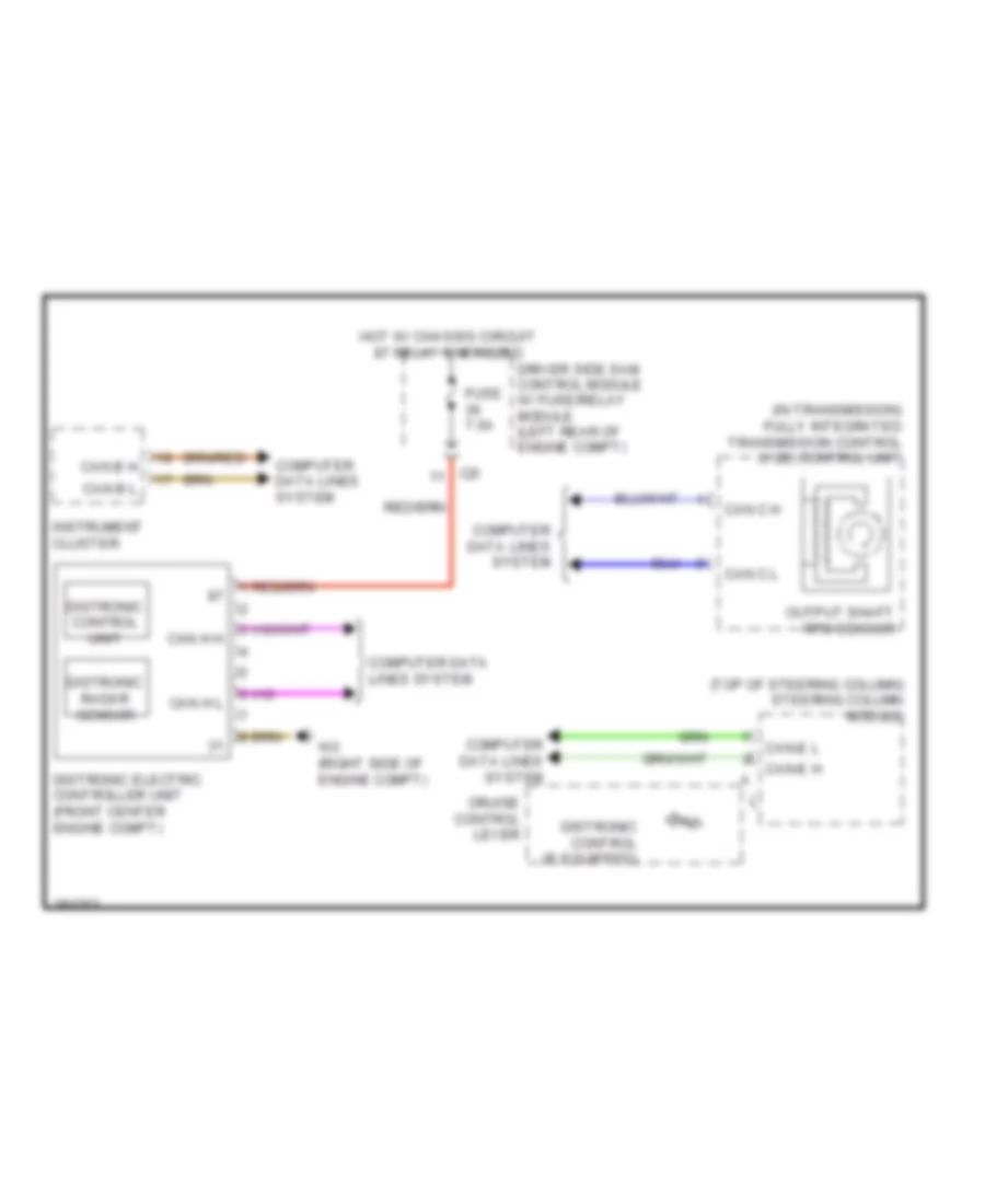 Electronic Accelerator Cruise Idle Speed Control Wiring Diagram Sedan for Mercedes Benz E550 4Matic 2012