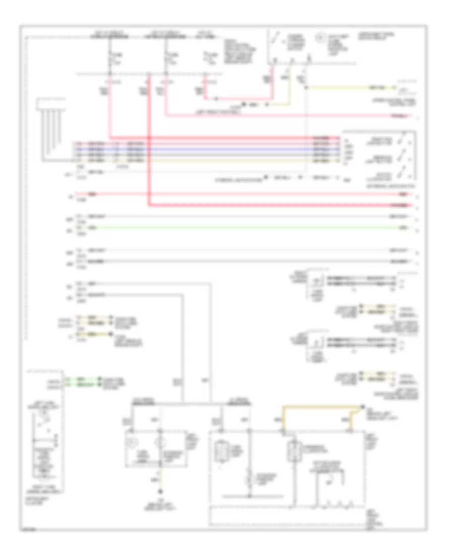 Exterior Lamps Wiring Diagram Coupe 1 of 3 for Mercedes Benz E550 4Matic 2012