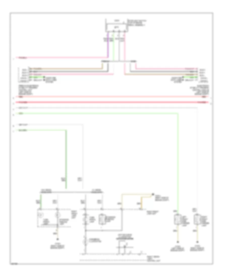 Exterior Lamps Wiring Diagram Coupe 2 of 3 for Mercedes Benz E550 4Matic 2012