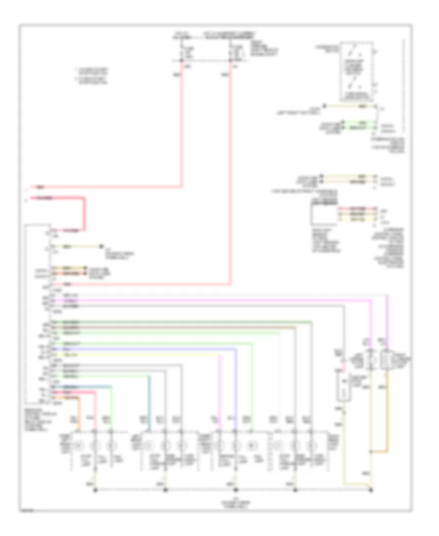 Exterior Lamps Wiring Diagram Coupe 3 of 3 for Mercedes Benz E550 4Matic 2012