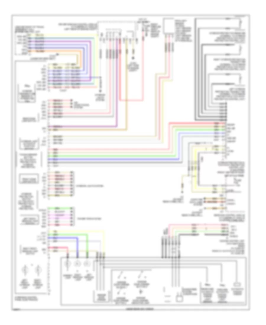 Overhead Console Wiring Diagram Coupe for Mercedes Benz E550 4Matic 2012