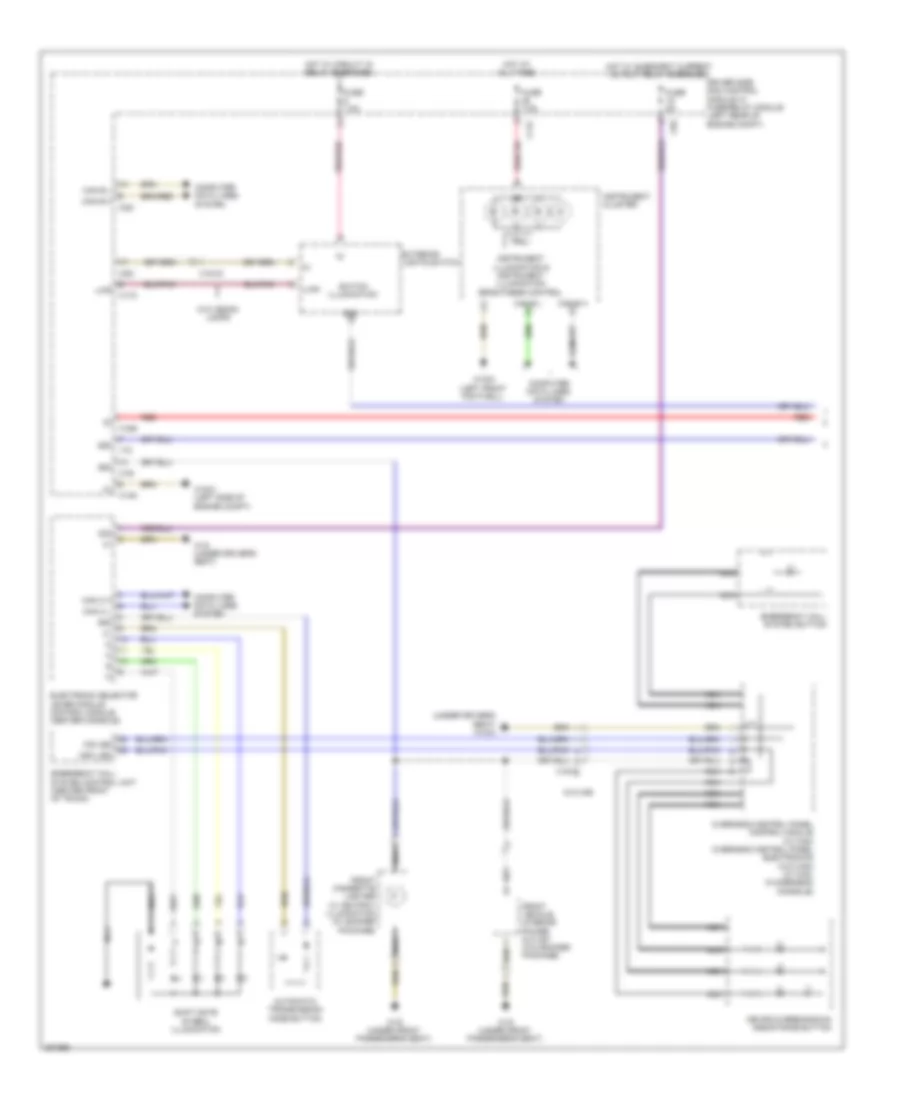 Instrument Illumination Wiring Diagram Coupe 1 of 2 for Mercedes Benz E550 4Matic 2012