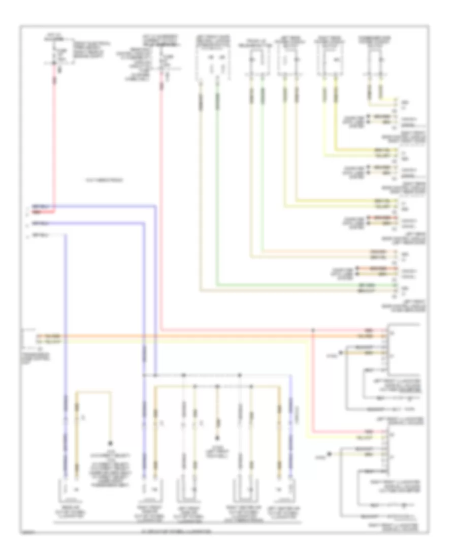 Instrument Illumination Wiring Diagram Sedan 2 of 2 for Mercedes Benz E550 4Matic 2012