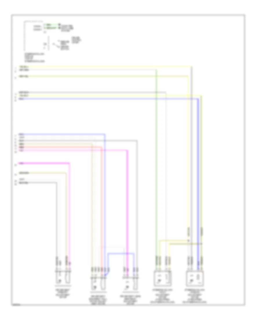 Driver s Memory Seat Wiring Diagram Coupe 2 of 2 for Mercedes Benz E550 4Matic 2012