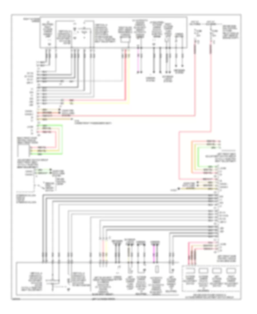 Memory Mirrors Wiring Diagram Sedan for Mercedes Benz E550 4Matic 2012