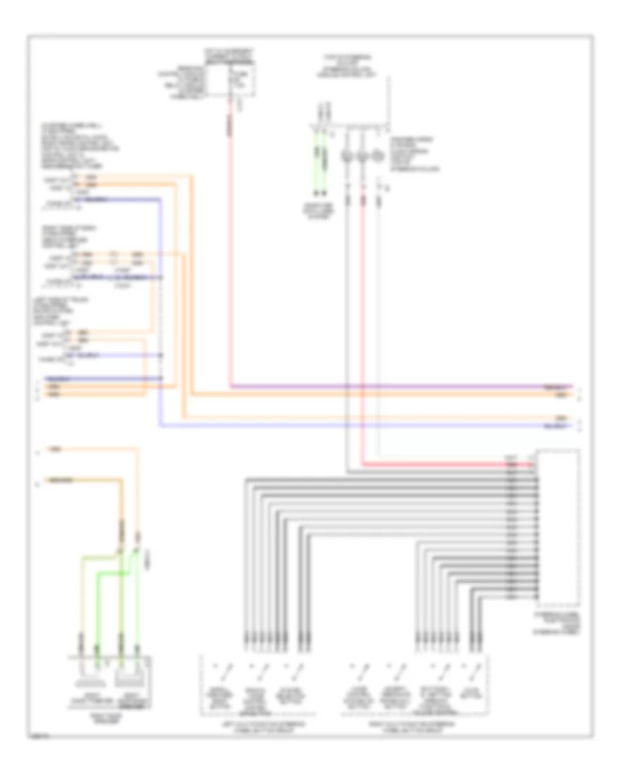 COMAND Actuation Wiring Diagram Coupe 2 of 3 for Mercedes Benz E550 4Matic 2012