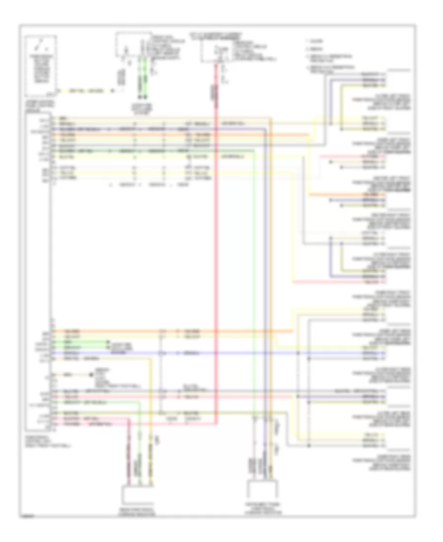 Parktronic Wiring Diagram for Mercedes Benz E550 4Matic 2012