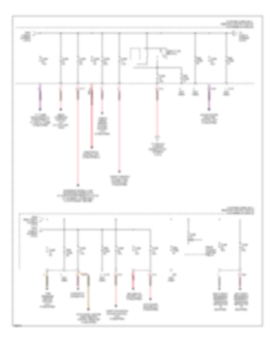 Power Distribution Wiring Diagram Coupe 3 of 5 for Mercedes Benz E550 4Matic 2012