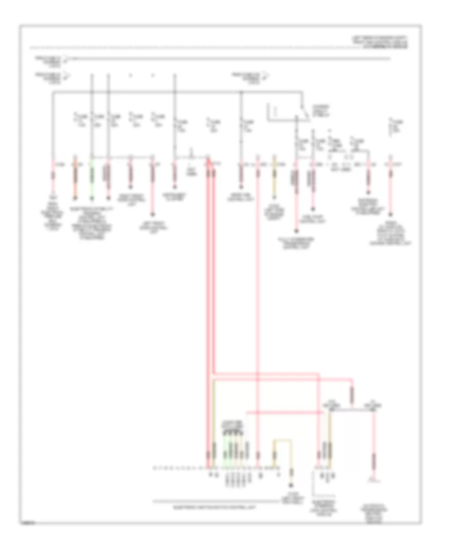 Power Distribution Wiring Diagram Coupe 5 of 5 for Mercedes Benz E550 4Matic 2012