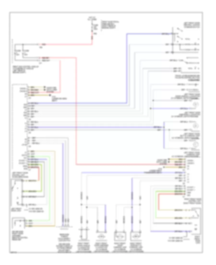 Automatic Door Locks Wiring Diagram Coupe for Mercedes Benz E550 4Matic 2012