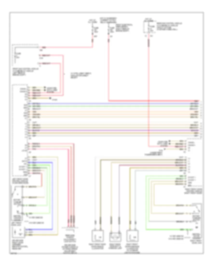 Automatic Door Locks Wiring Diagram Sedan 1 of 2 for Mercedes Benz E550 4Matic 2012