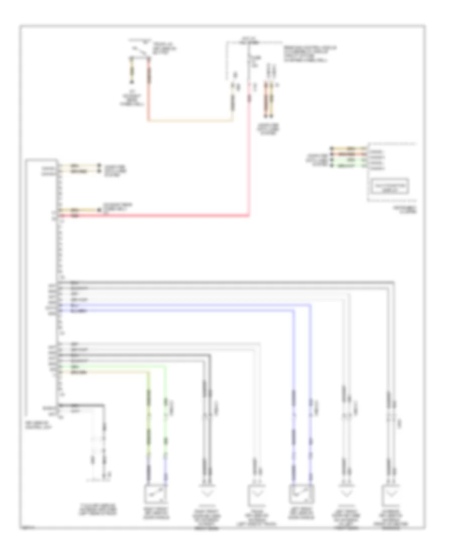 Keyless Go System Wiring Diagram Coupe for Mercedes Benz E550 4Matic 2012