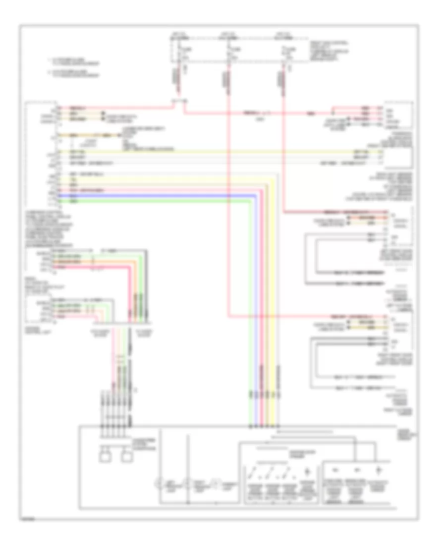 Automatic Day Night Mirror Wiring Diagram for Mercedes Benz E550 4Matic 2012