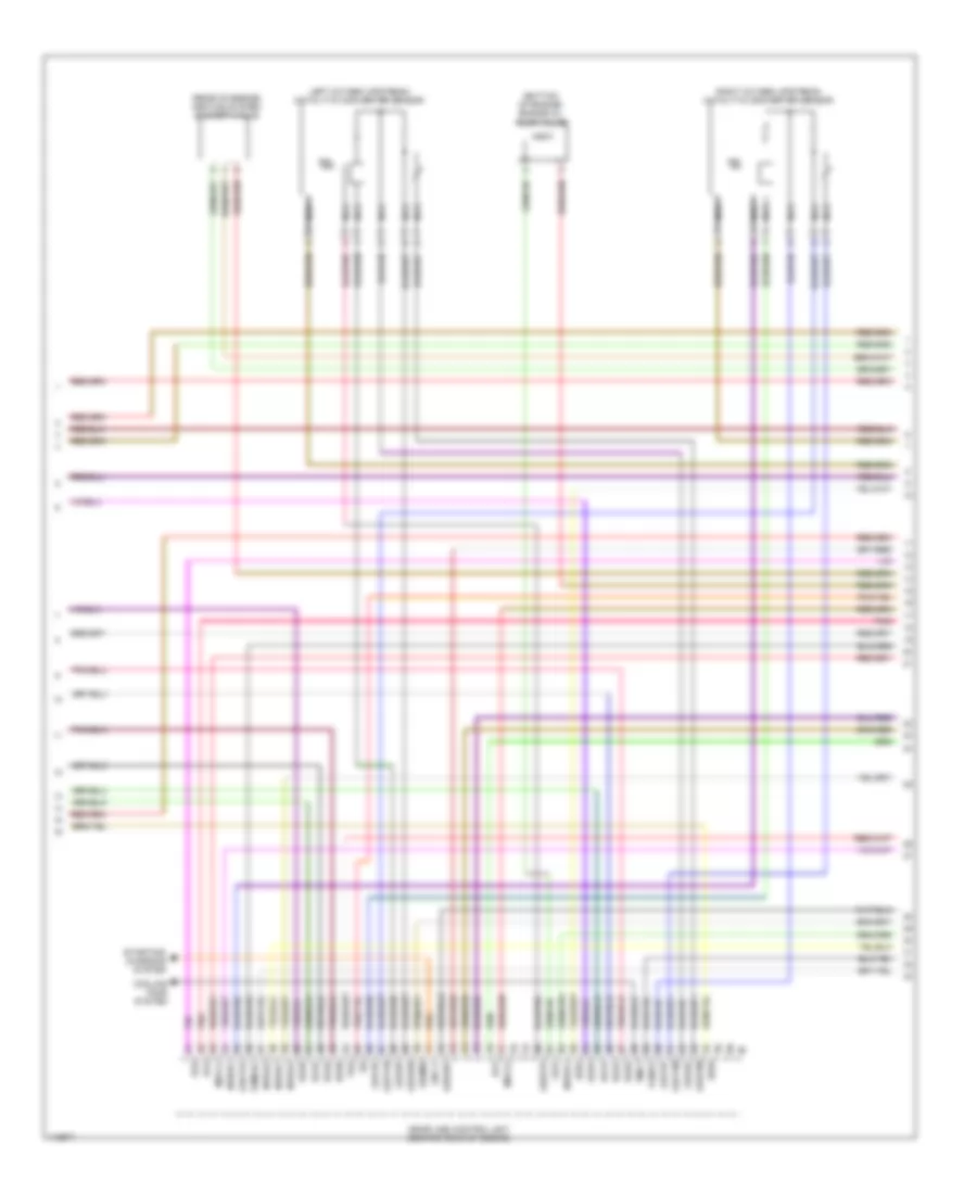 4.6L Twin Turbo, Engine Performance Wiring Diagram (3 of 6) for Mercedes-Benz CLS550 2014