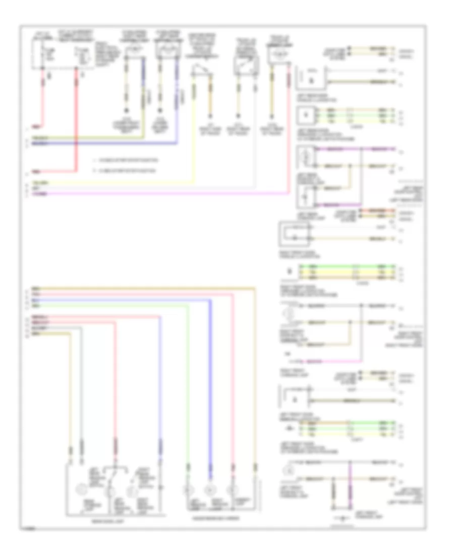 Courtesy Lamps Wiring Diagram 2 of 2 for Mercedes Benz CLS550 2014