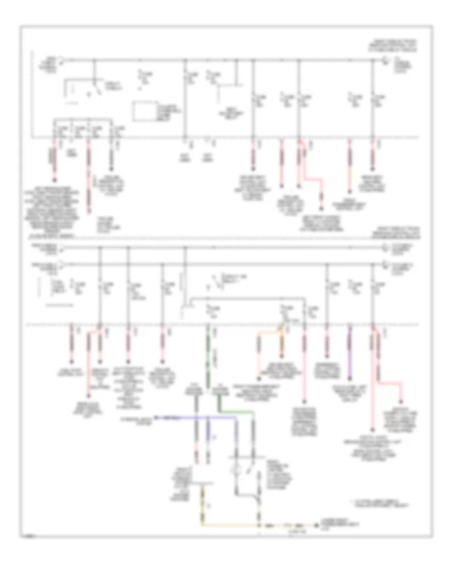 Power Distribution Wiring Diagram 2 of 5 for Mercedes Benz CLS550 2014