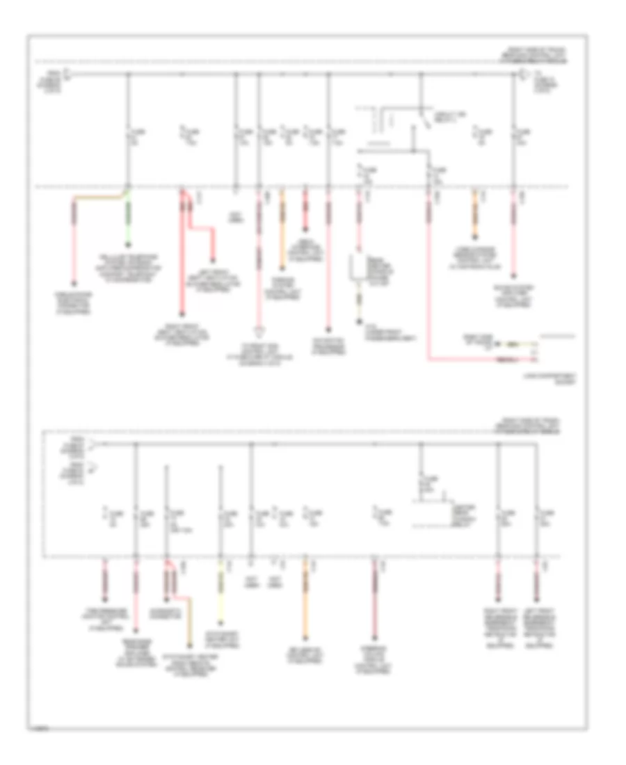 Power Distribution Wiring Diagram 3 of 5 for Mercedes Benz CLS550 2014