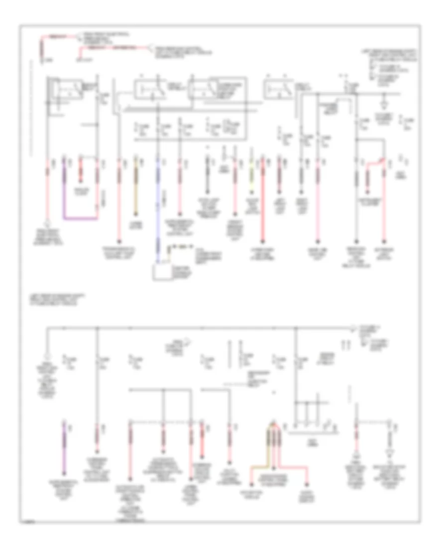 Power Distribution Wiring Diagram 4 of 5 for Mercedes Benz CLS550 2014