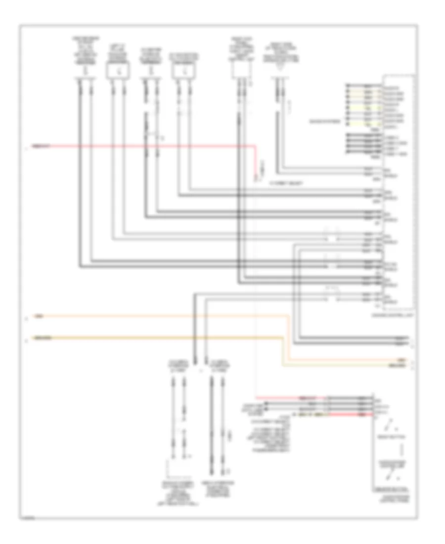 COMAND Actuation Wiring Diagram (2 of 3) for Mercedes-Benz CLS550 2014