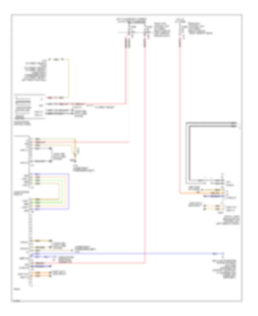 Radio Wiring Diagram (1 of 3) for Mercedes-Benz CLS550 2014