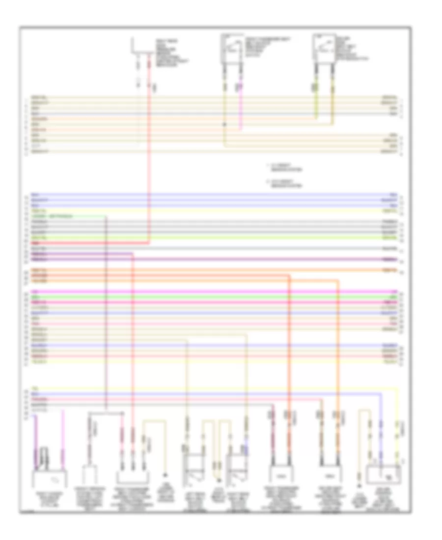 Supplemental Restraint Wiring Diagram 2 of 4 for Mercedes Benz CLS550 2014