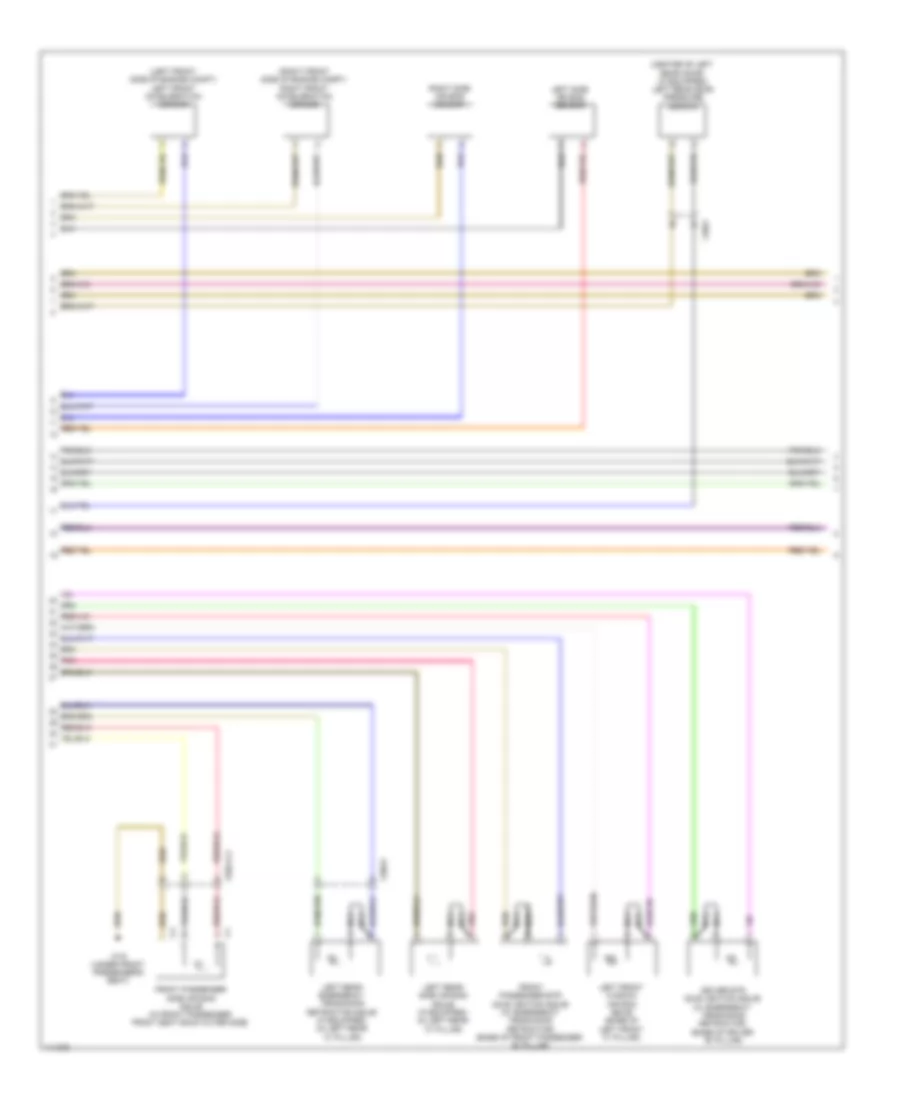 Supplemental Restraint Wiring Diagram 3 of 4 for Mercedes Benz CLS550 2014