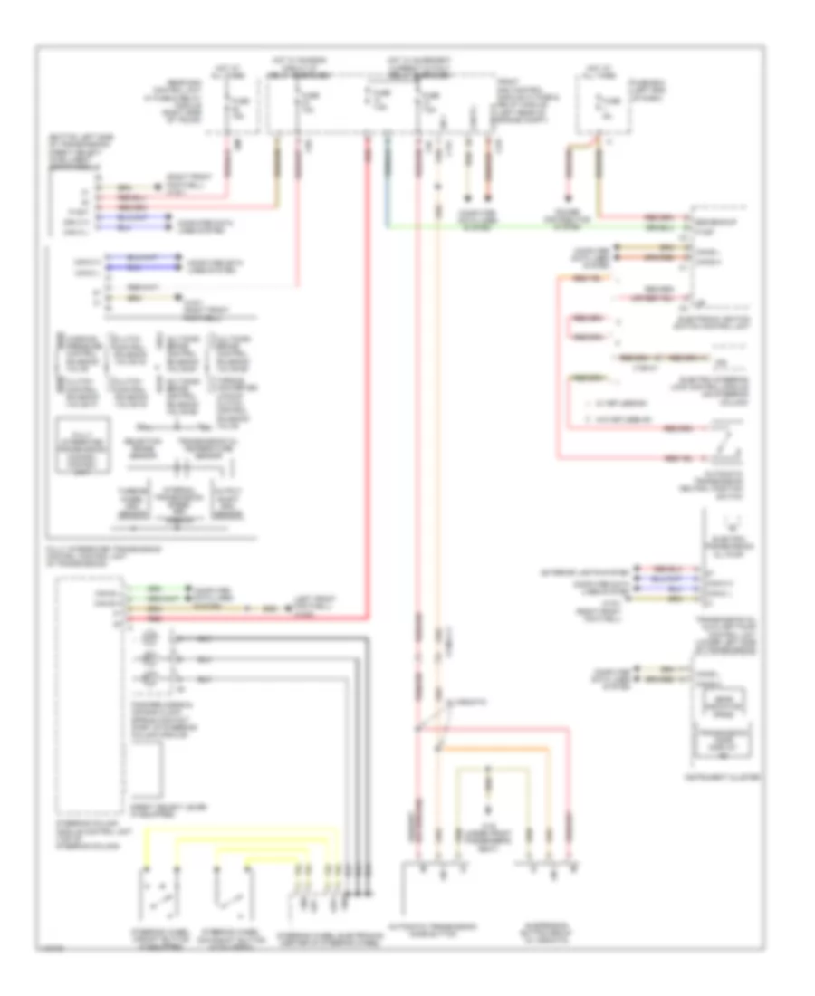 Transmission Wiring Diagram for Mercedes Benz CLS550 2014